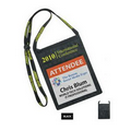 Nylon Multi-Pocket Credential Wallets with Imprintable Strap